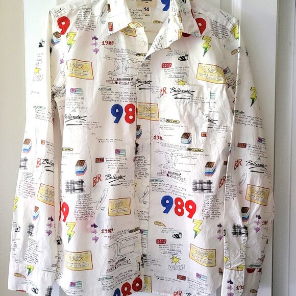 Bellerose Belgium Boys Print Shirt / 10~14 years - Picture 2 of 6